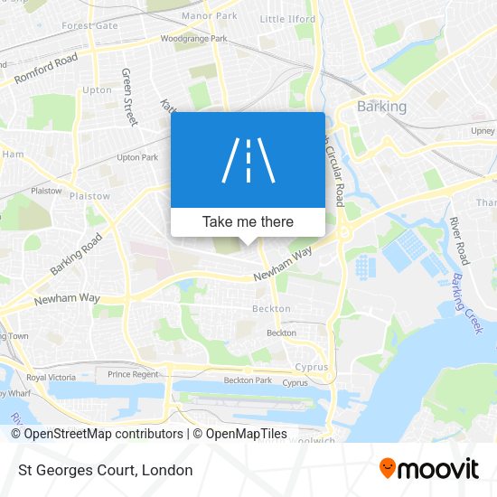 St Georges Court map