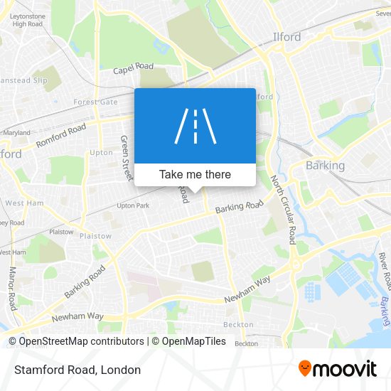 Stamford Road map
