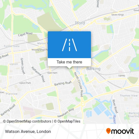 Watson Avenue map
