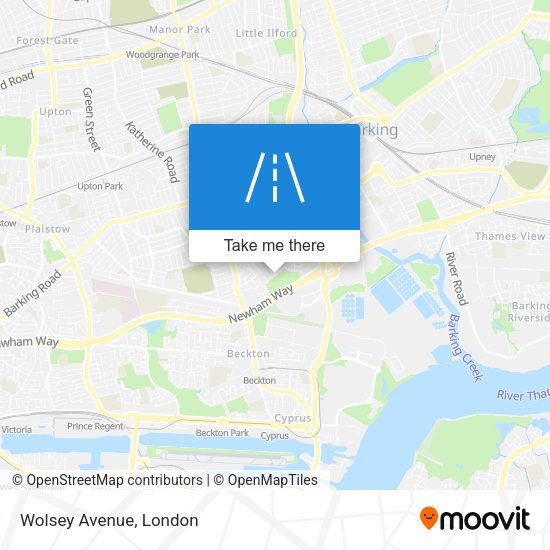 Wolsey Avenue map