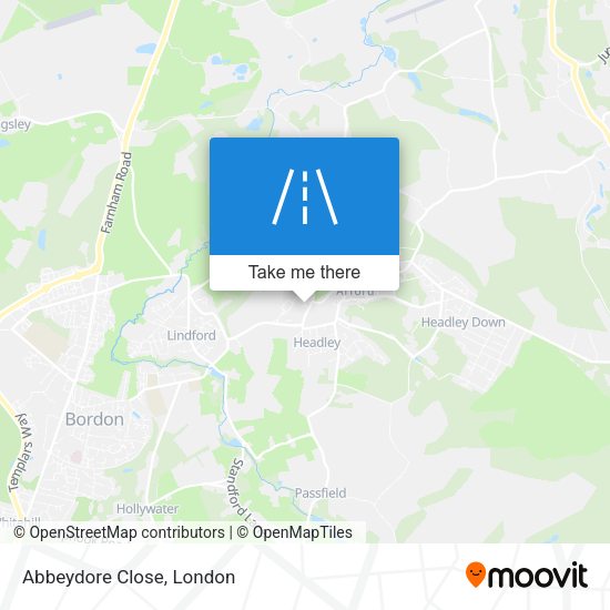 Abbeydore Close map