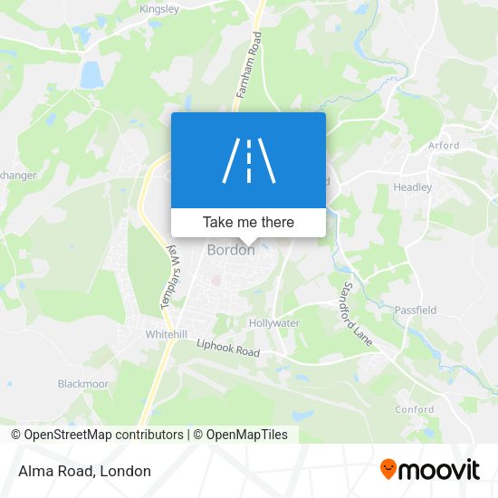 Alma Road map