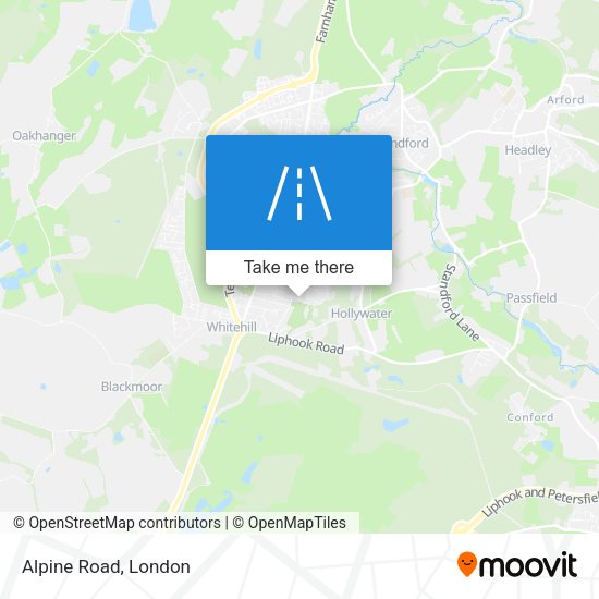 Alpine Road map