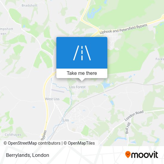 Berrylands map