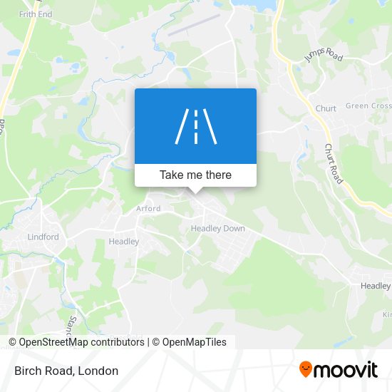 Birch Road map