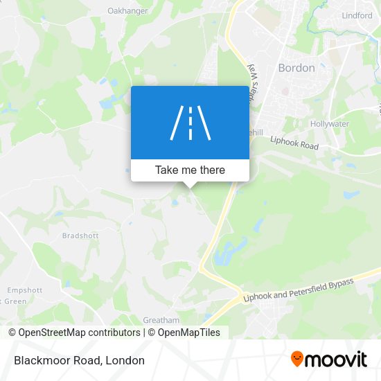 Blackmoor Road map