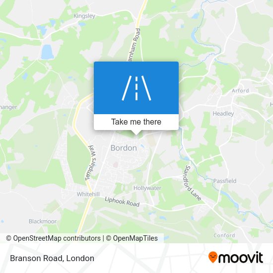 Branson Road map