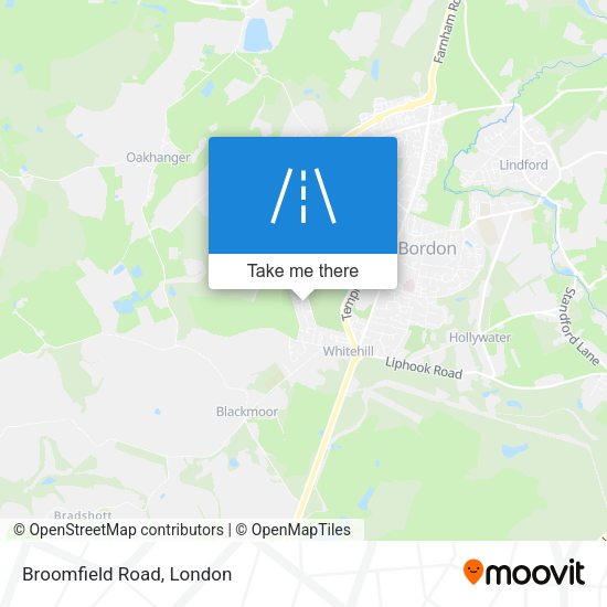 Broomfield Road map