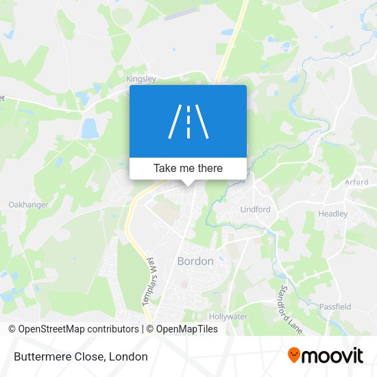 Buttermere Close map