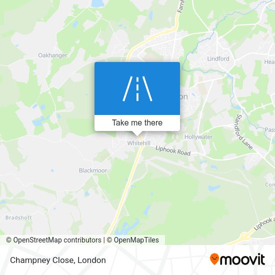 Champney Close map