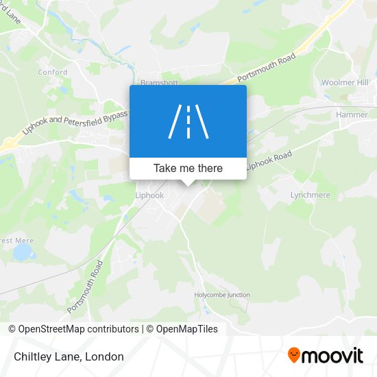 Chiltley Lane map