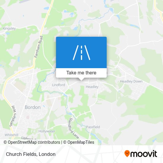 Church Fields map