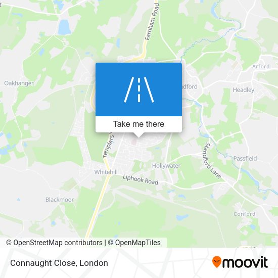 Connaught Close map