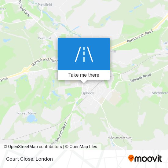 Court Close map