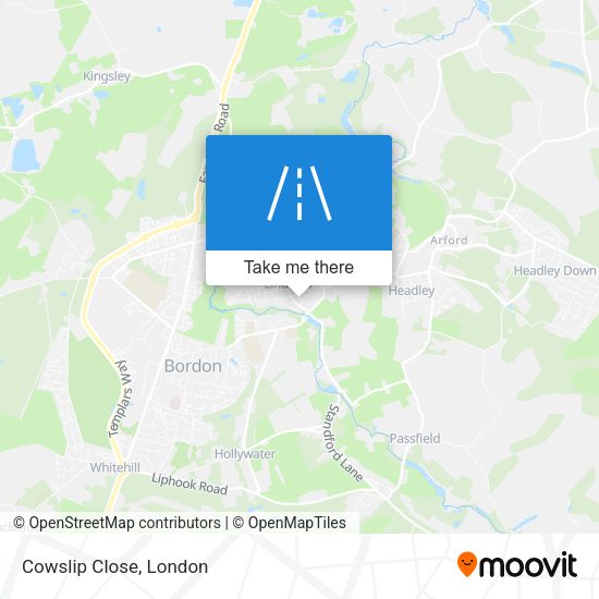 Cowslip Close map