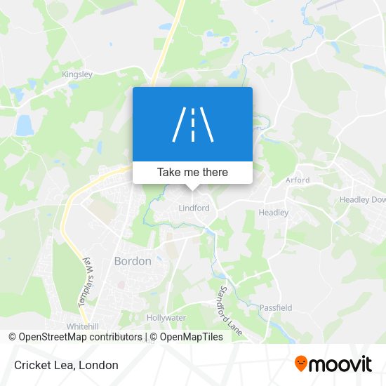 Cricket Lea map