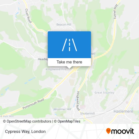 Cypress Way map