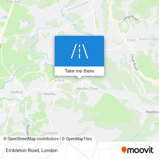 Embleton Road map