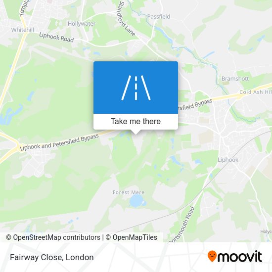 Fairway Close map