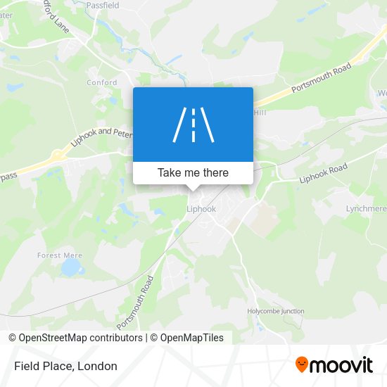 Field Place map