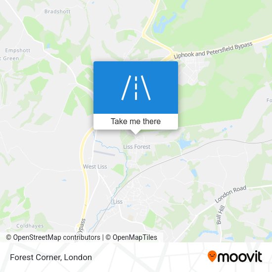 Forest Corner map