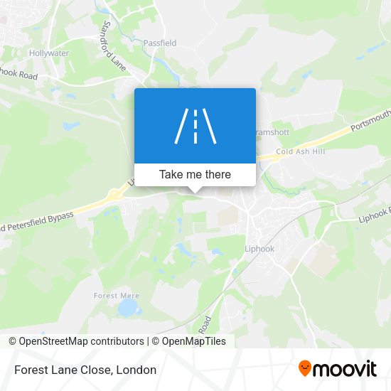 Forest Lane Close map