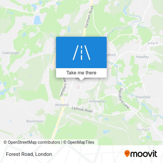Forest Road map