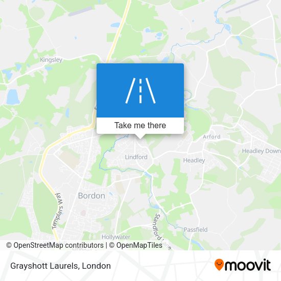 Grayshott Laurels map