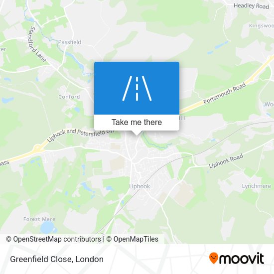 Greenfield Close map