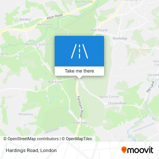 Hardings Road map