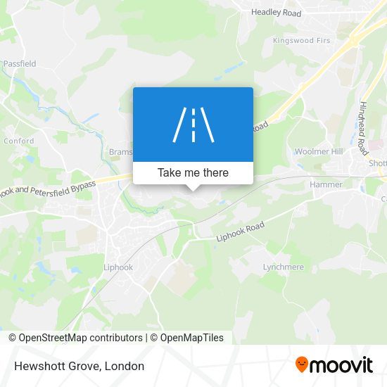 Hewshott Grove map