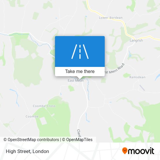 High Street map