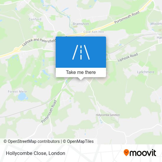 Hollycombe Close map