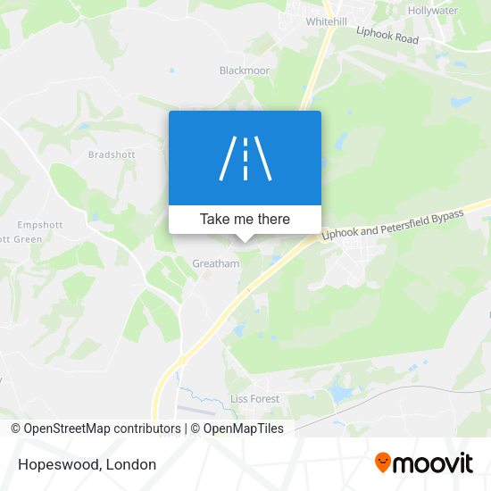 Hopeswood map