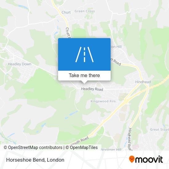 Horseshoe Bend map