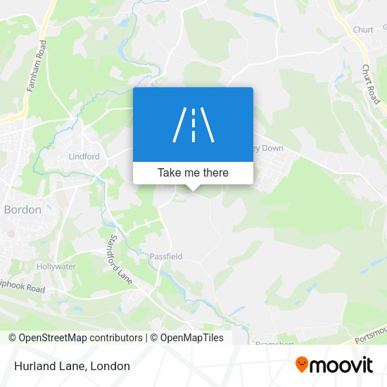 Hurland Lane map