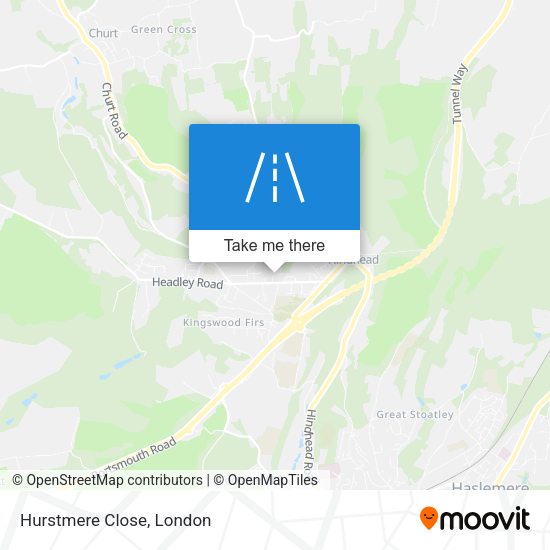 Hurstmere Close map