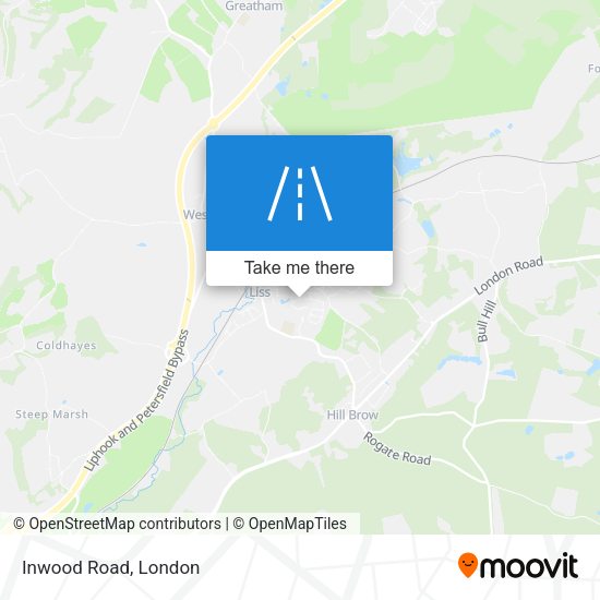 Inwood Road map