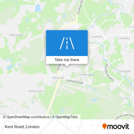 Kent Road map