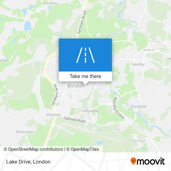 Lake Drive map