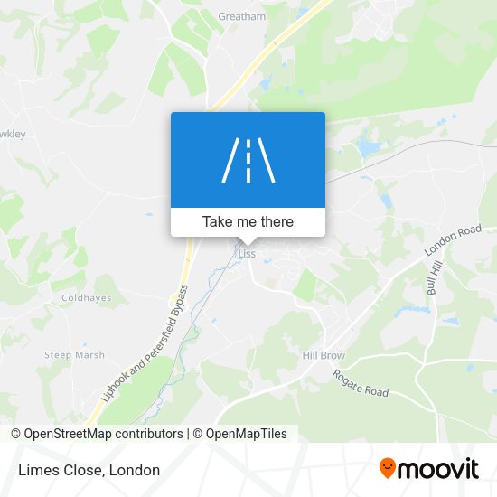 Limes Close map