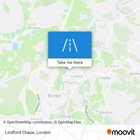Lindford Chase map