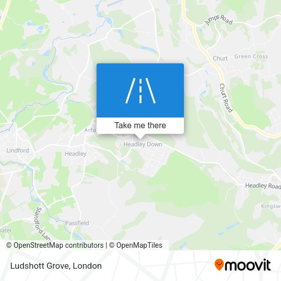 Ludshott Grove map