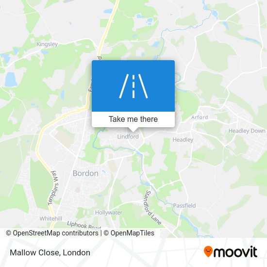 Mallow Close map