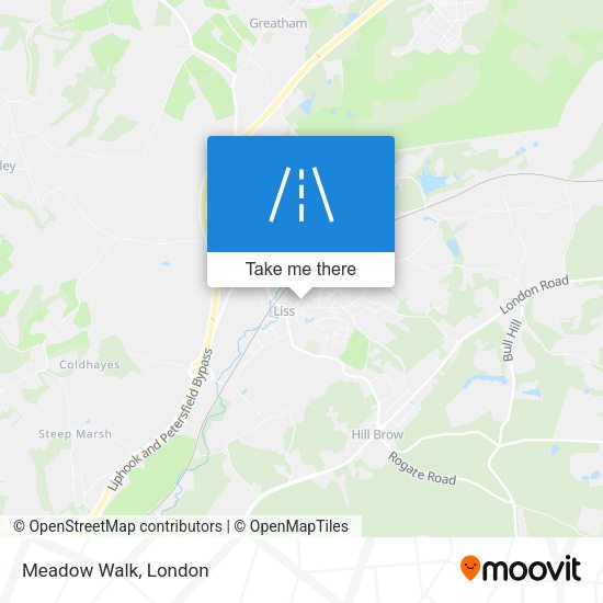Meadow Walk map