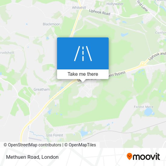 Methuen Road map