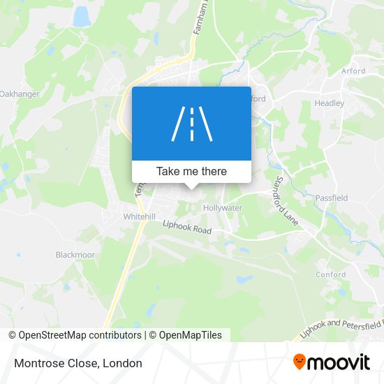 Montrose Close map