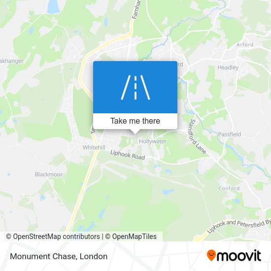Monument Chase map