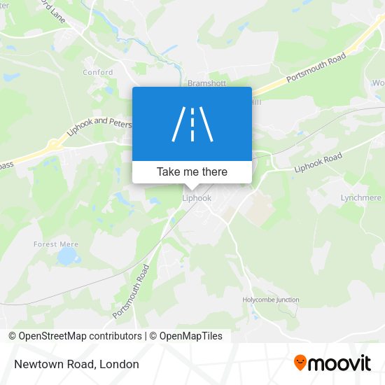 Newtown Road map