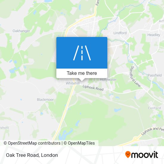 Oak Tree Road map